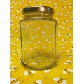 16oz Oval-Hexagon Jar with Lids